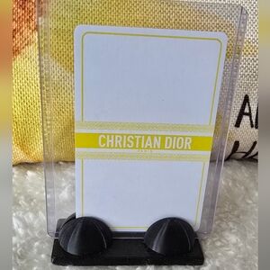 Christian Dior Yellow and Black Card  Jack And Card Holder